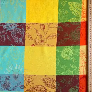 Dekorativna tkanina FRENCH TABLE CLOTH JACQUARD Cabosse allover summer
