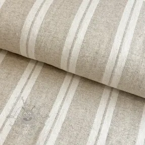 Dekorativna tkanina jacquard LINEN LOOK Etretat lin