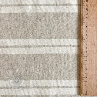 Dekorativna tkanina jacquard LINEN LOOK Etretat lin