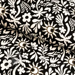 Dekorativna tkanina jacquard Sunlight noir