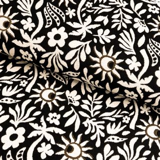 Dekorativna tkanina jacquard Sunlight noir