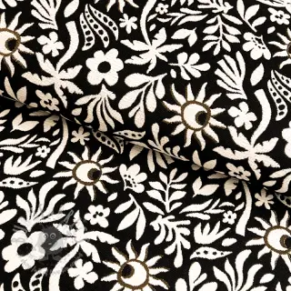 Dekorativna tkanina jacquard Sunlight noir