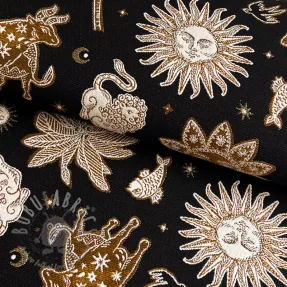 Dekorativna tkanina jacquard Pygmalion noir