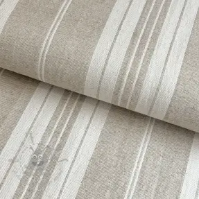Dekorativna tkanina jacquard LINEN LOOK Granville lin