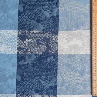 Dekorativna tkanina FRENCH TABLE CLOTH JACQUARD Niwa allover indigo