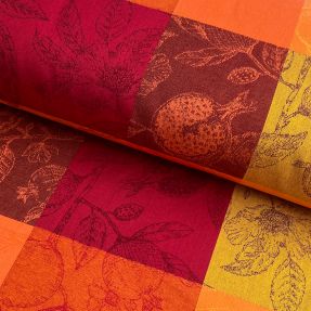 Dekorativna tkanina FRENCH TABLE CLOTH JACQUARD Cabosse allover harissa