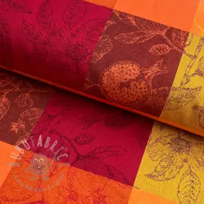 Dekorativna tkanina FRENCH TABLE CLOTH JACQUARD Cabosse allover harissa