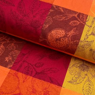 Dekorativna tkanina FRENCH TABLE CLOTH JACQUARD Cabosse allover harissa