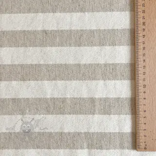 Dekorativna tkanina jacquard LINEN LOOK Cabourg lin