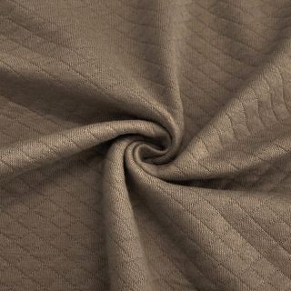 Prošivena pamučna tkanina dark taupe