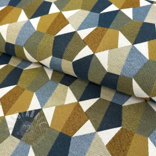 Dekorativna tkanina jacquard Mustang blue