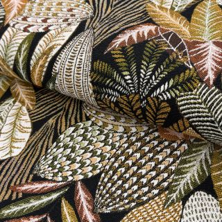 Dekorativna tkanina jacquard Egypte noir