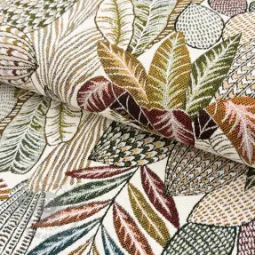 Dekorativna tkanina jacquard Egypte blanc