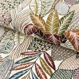 Dekorativna tkanina jacquard Egypte blanc