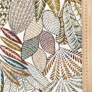 Dekorativna tkanina jacquard Egypte blanc