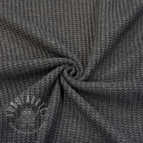 Pletenina BIG KNIT dark grey