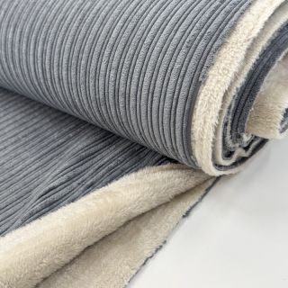 Rastezljivi baršun Cofur fleece grey