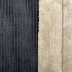 Rastezljivi baršun Cofur fleece black