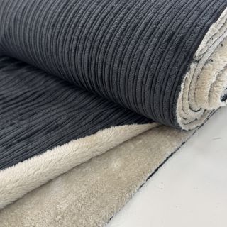 Rastezljivi baršun Cofur fleece black