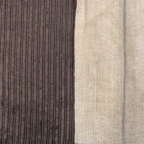 Rastezljivi baršun Cofur fleece dark brown