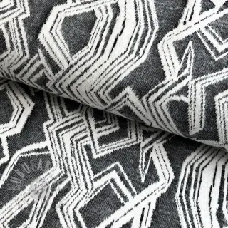 Pletenina jacquard Comfy Broken checks black