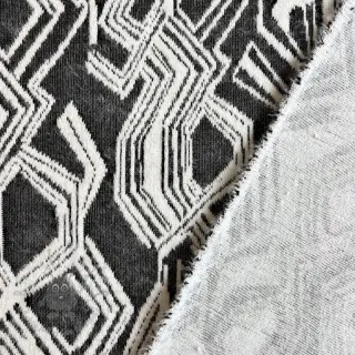 Pletenina jacquard Comfy Broken checks black