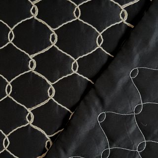 Prošivena tkanina Cord black