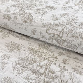 Dekorativna tkanina jacquard MACASSAR alover lin