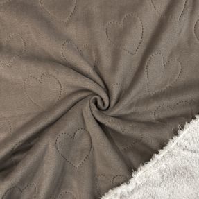 Nicky TEDDY Hearts taupe