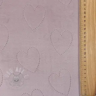 Nicky TEDDY Hearts old pink