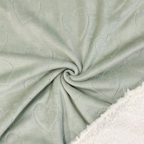 Nicky TEDDY Hearts old green