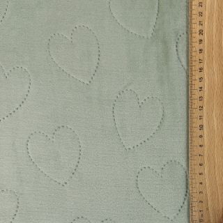 Nicky TEDDY Hearts old green