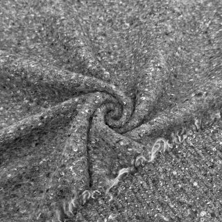 Tkanina za kapute PRATO wool dark grey melange