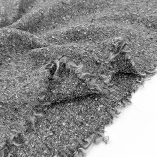 Tkanina za kapute PRATO wool dark grey melange