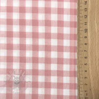 Pamuk Check old rose