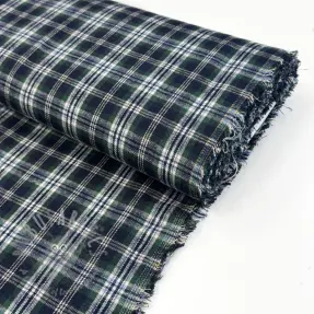 Viskoza Scottish Check YARN DYED BRUSHED design B