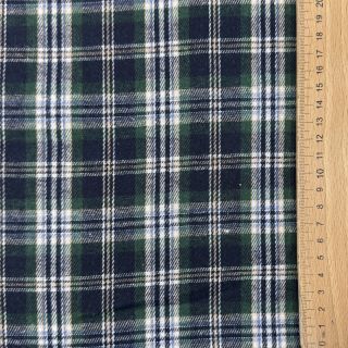 Viskoza Scottish Check YARN DYED BRUSHED design B