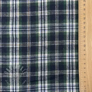 Viskoza Scottish Check YARN DYED BRUSHED design B