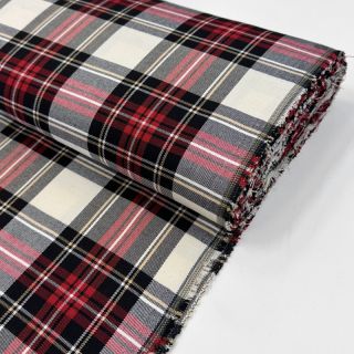 Tartan check black/red/yellow/white