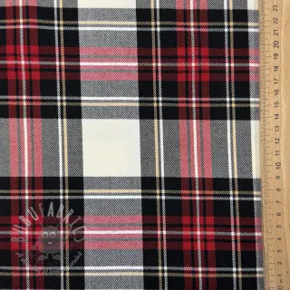 Tartan check black/red/yellow/white