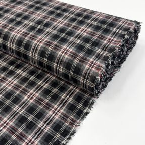 Viskoza Scottish Check YARN DYED BRUSHED design A
