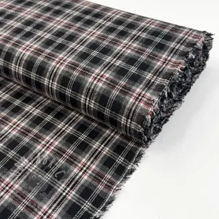 Viskoza Scottish Check YARN DYED BRUSHED design A