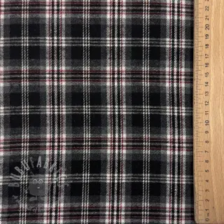 Viskoza Scottish Check YARN DYED BRUSHED design A