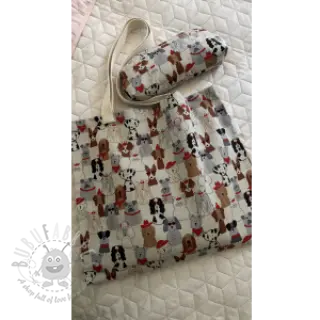Dekorativna tkanina Linenlook Dog Dress Up