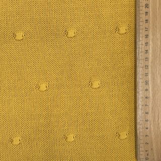 Pletene tkanine BIG KNIT DOT ochre
