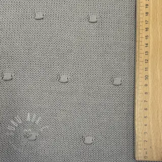 Pletenina BIG KNIT DOT grey