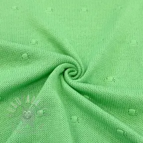 Pletenina BIG KNIT DOT grass green