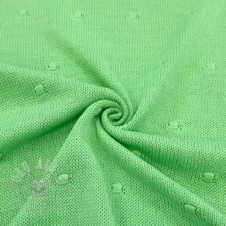 Pletenina BIG KNIT DOT grass green