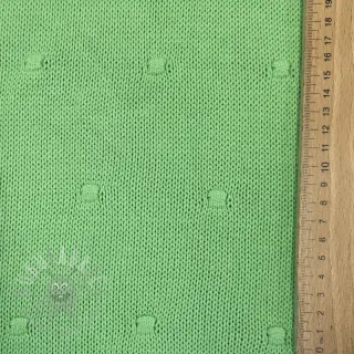 Pletenina BIG KNIT DOT grass green