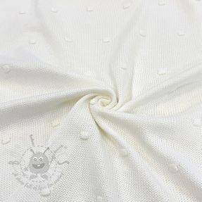 Pletenina BIG KNIT DOT off white